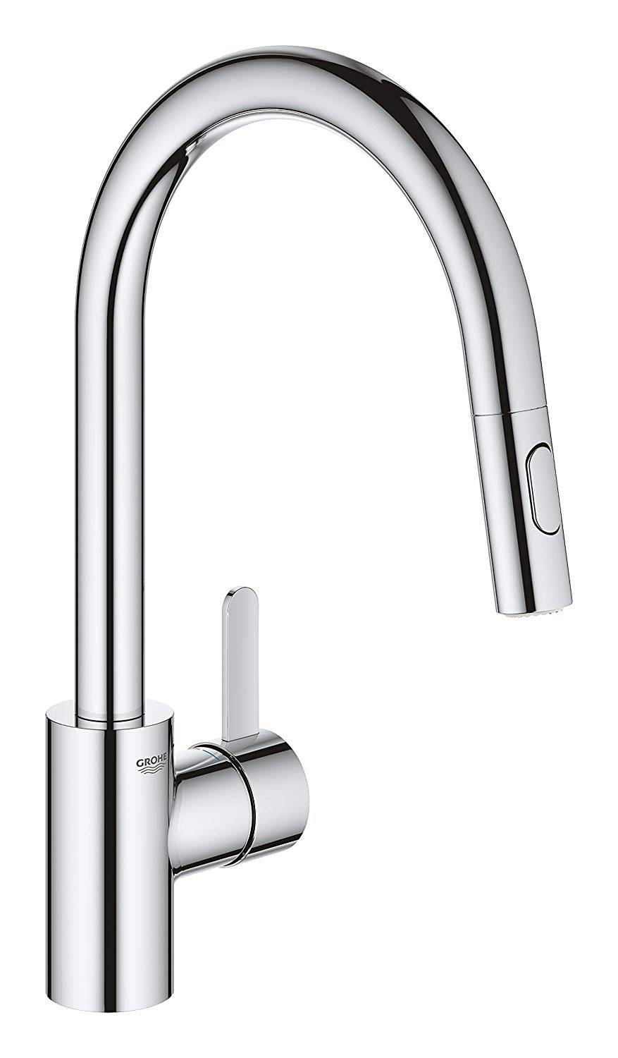 Смеситель для кухни GROHE Eurosmart Cosmopolitan выдвижной излив, хром (арт. 31481001)