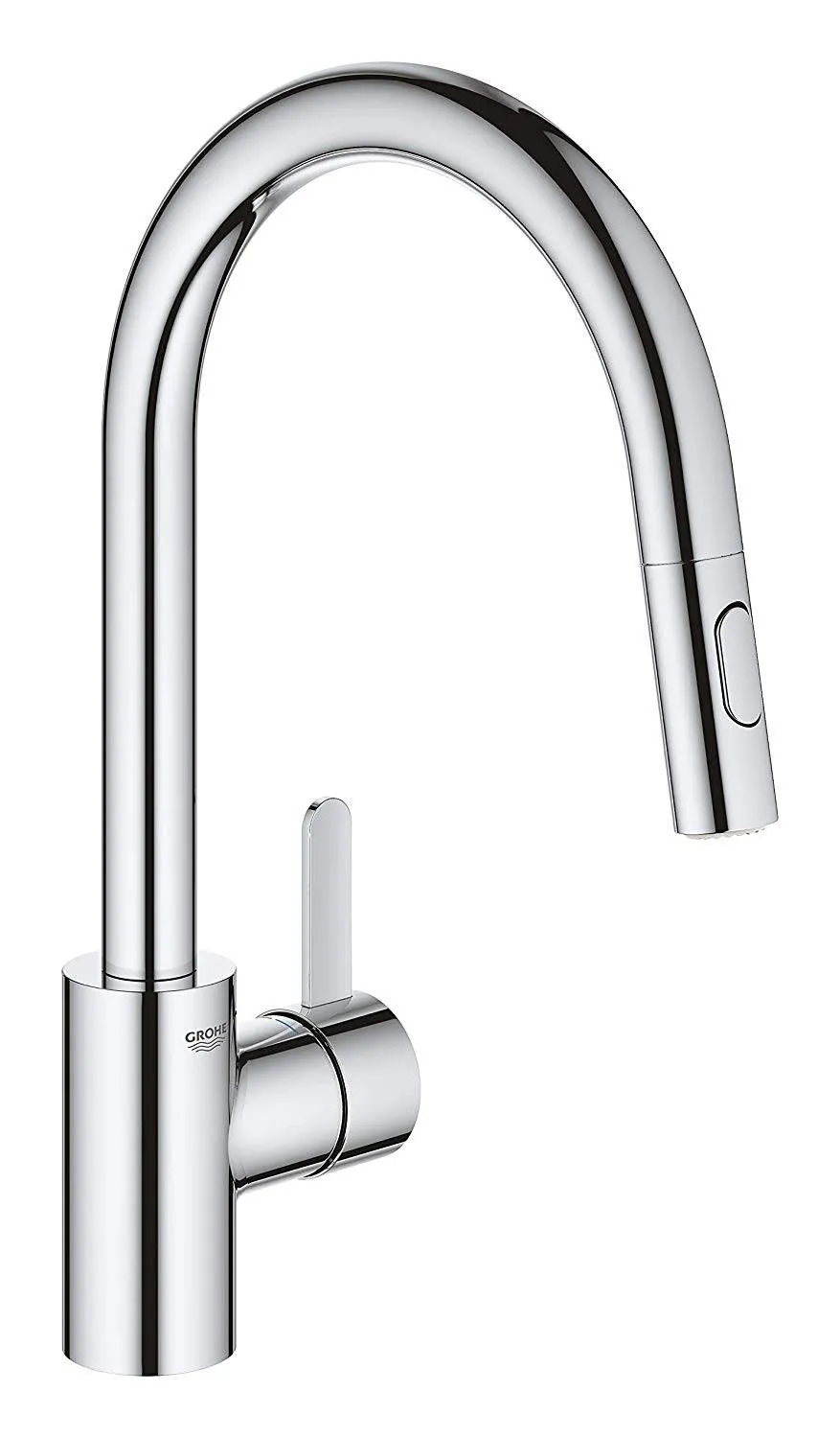 Смеситель для кухни GROHE Eurosmart Cosmopolitan выдвижной излив, хром (арт. 31481001)