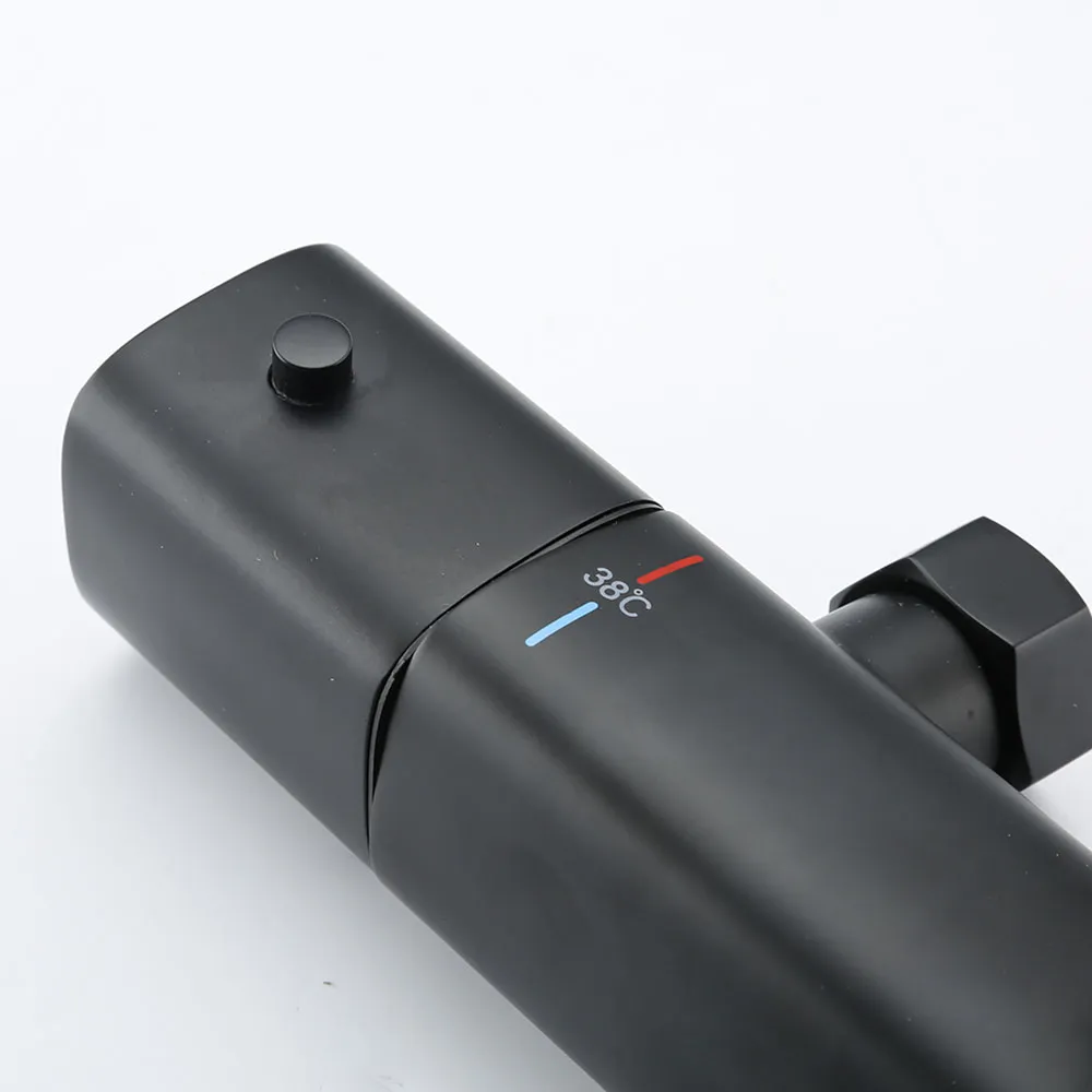 Душевая система с термостатом GAPPO G2495-76, черный
