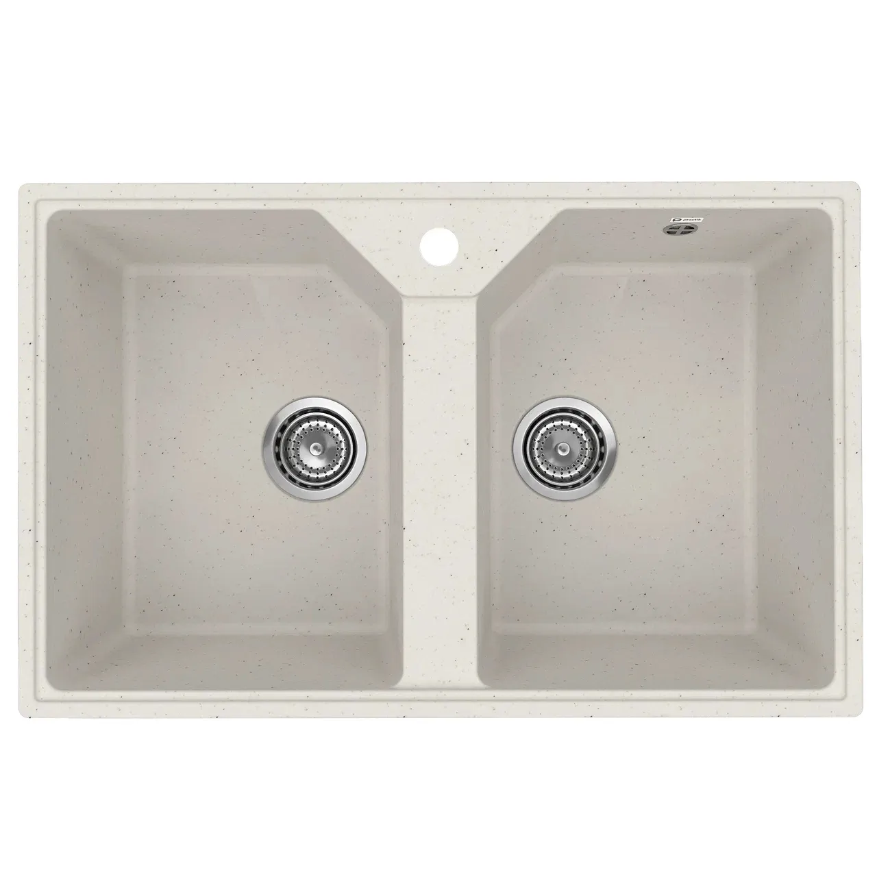 Кухонная мойка Practik PR-M-770-001 (без сифона), белый камень