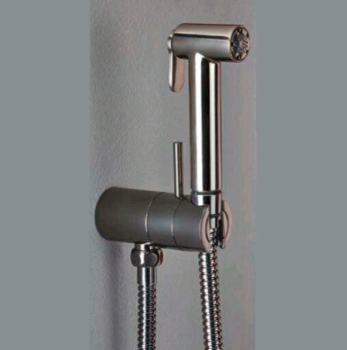 Гигиенический душ Nicolazzi с круглым смесителем, латунь полированная (Polished Brass) (5523T OL)