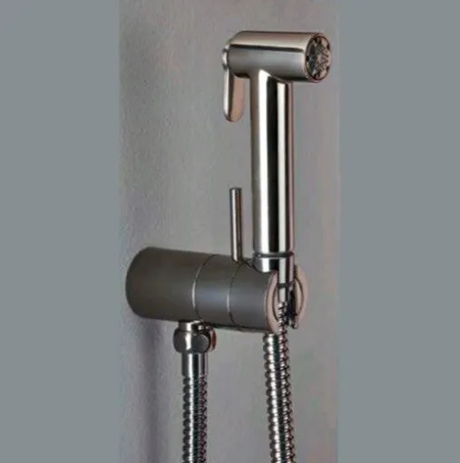 Гигиенический душ Nicolazzi с круглым смесителем, латунь полированная (Polished Brass) (5523T OL)