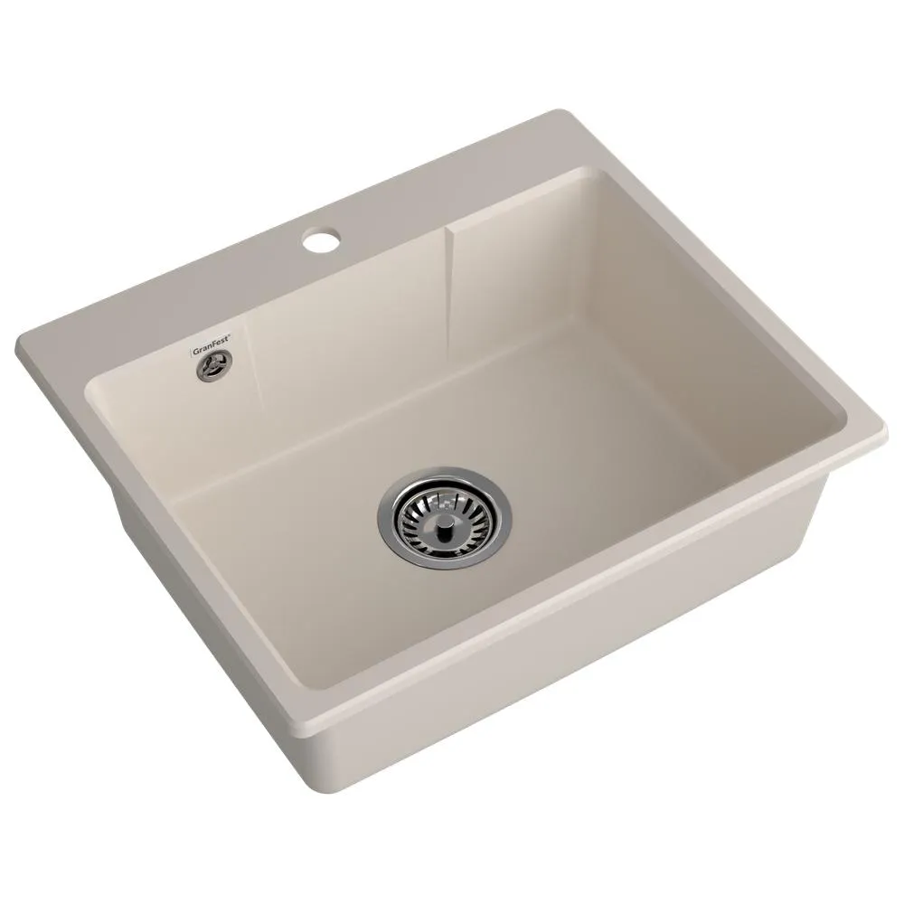 Кухонная мойка GranFest URBAN 658, белый