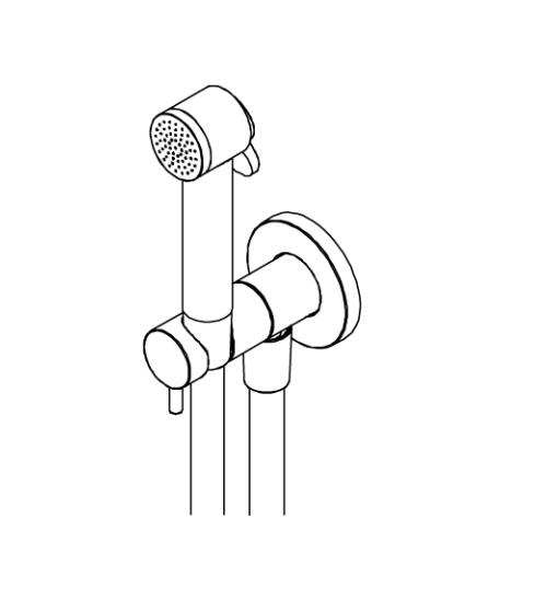 Гигиенический душ Ritmonio черный (72J026С04)