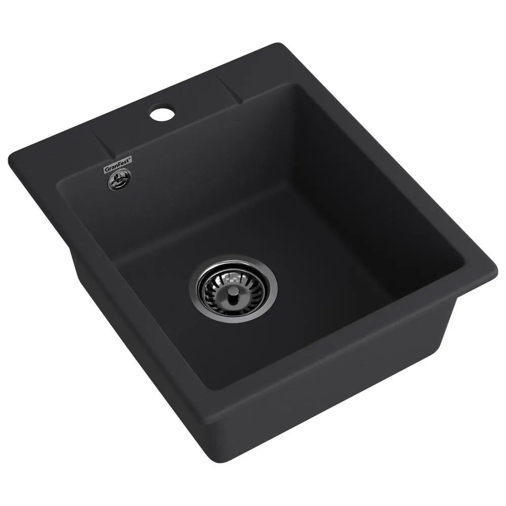 Кухонная мойка GranFest URBAN 242, черный