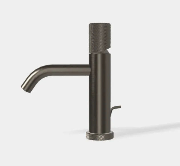 Смеситель для раковины Fima Carlo Frattini Spillo Tech,  G Collection, брашированный черный хром (F3031TXSGCS)