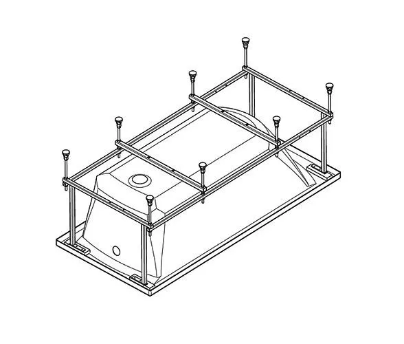 Монтажный комплект для ванны Santek Монако 160х70 , Тенерифе 160x70 1.WH11.2.425