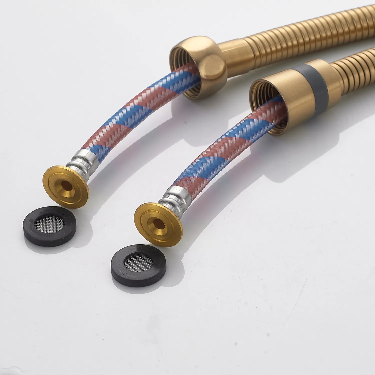 Гигиенический душ со смесителем Shevanik S9905G, золотой сатин