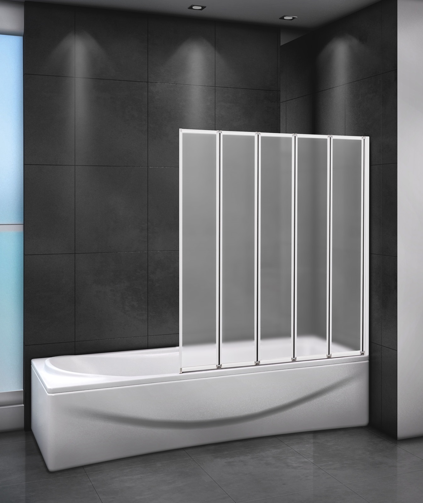 Шторка на ванну Cezares Relax 120x140 мм, прямоугольная, хром (RELAX-V-5-120/140-P-Bi-R)