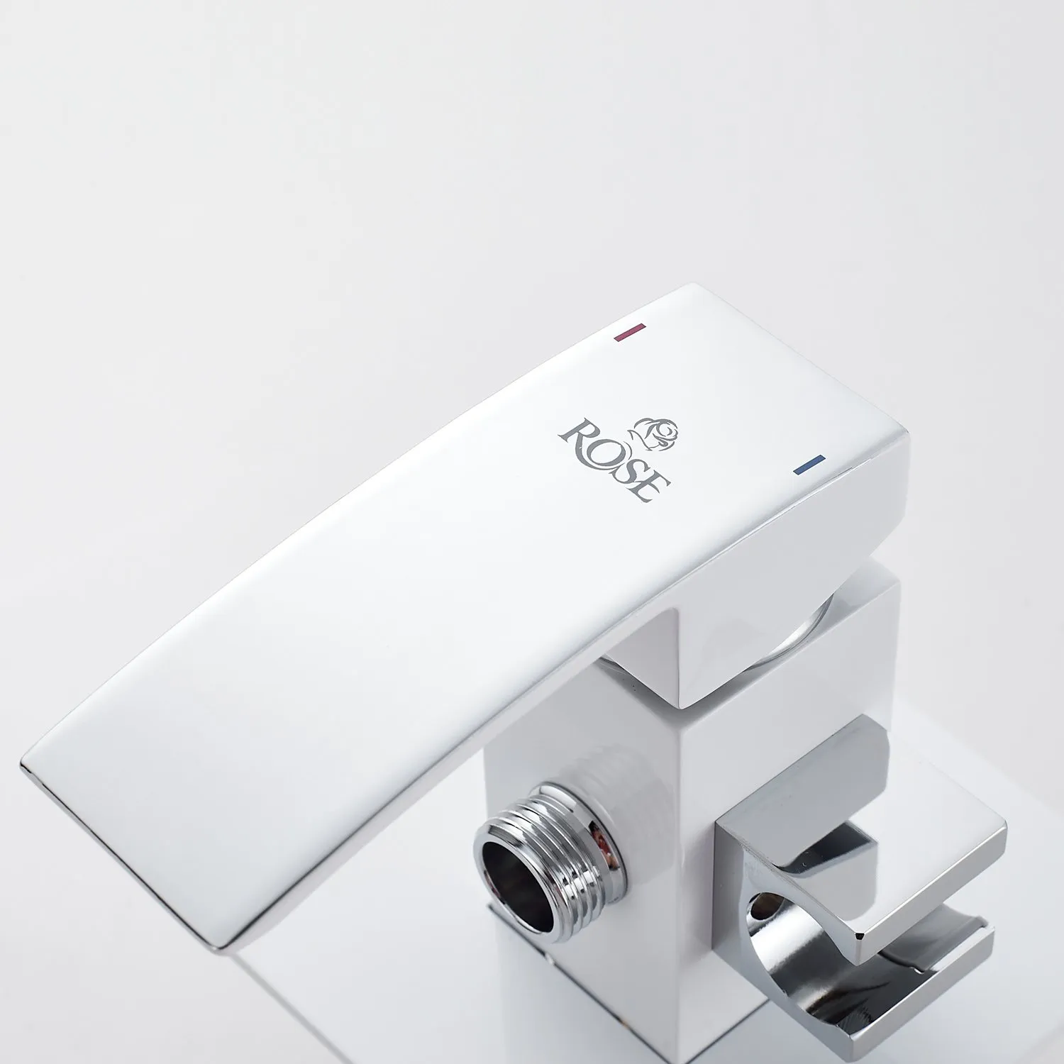 Гигиенический душ со смесителем Rose R1505F-2, белый/хром