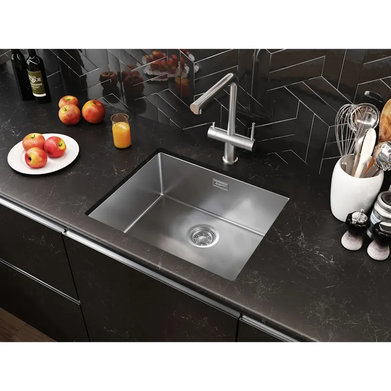 Кухонная мойка Grandex Aqua Optima 501136, сатин