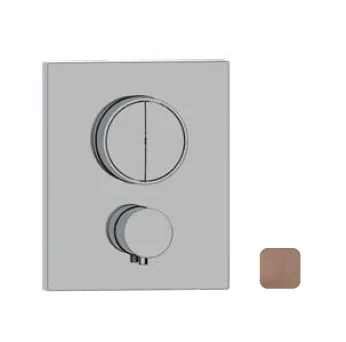 Смеситель для душа Almar Core, на 2 потребителя, Copper Brushed PVD (E176682.CO)