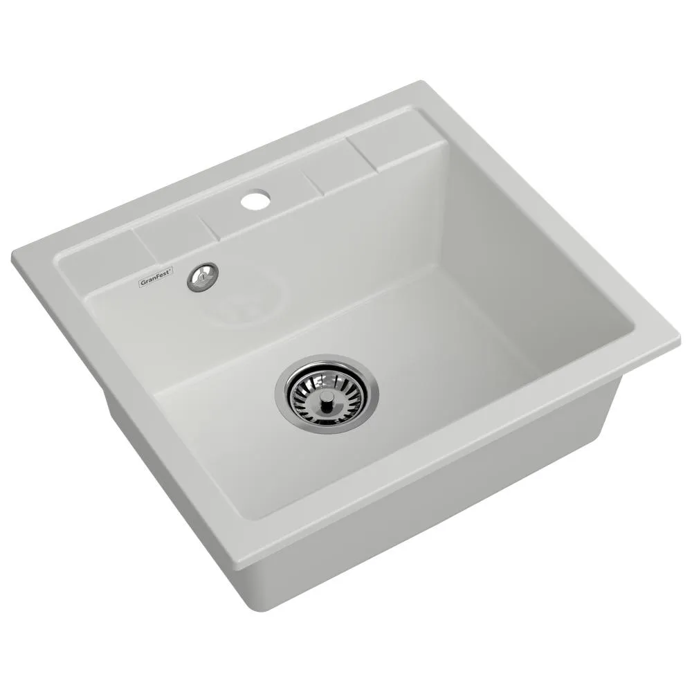 Кухонная мойка GranFest QUADRO 561, иней