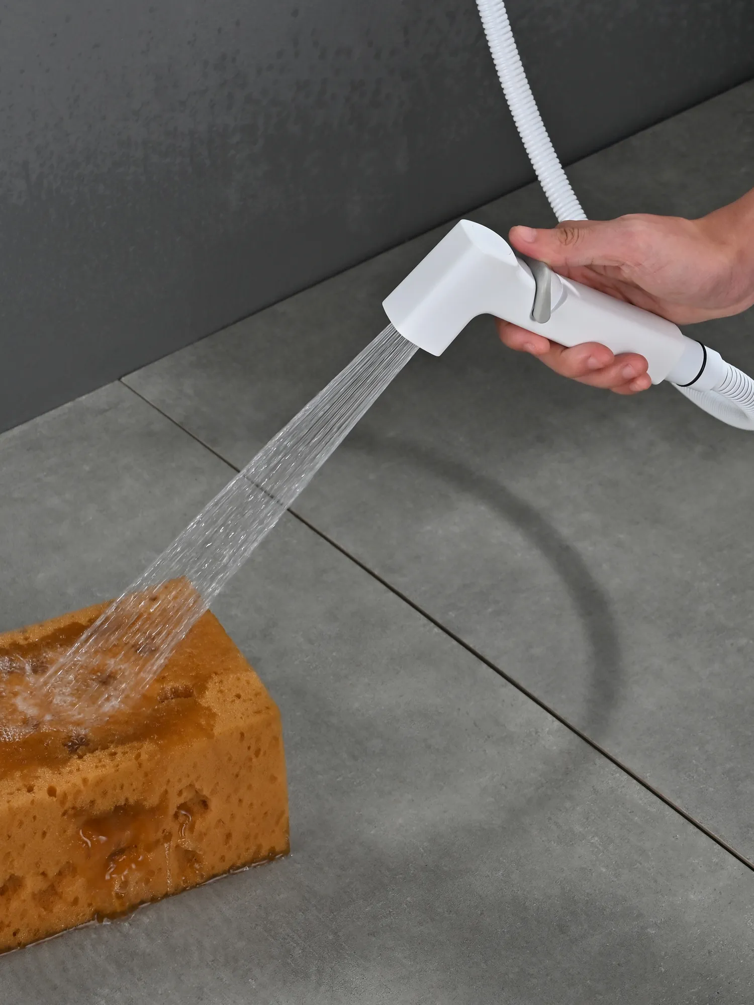 Гигиенический душ со смесителем Rose R245C, белый