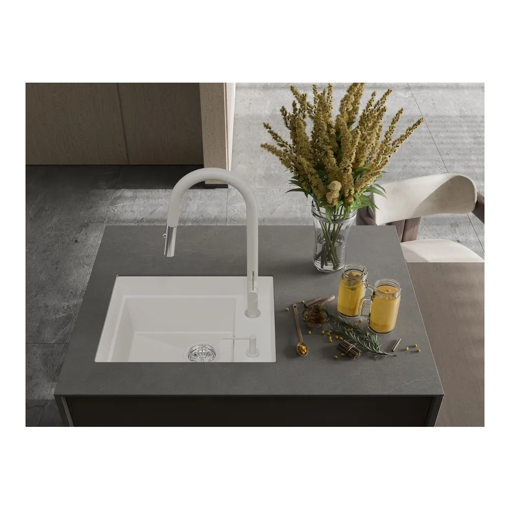 Кухонная мойка Rivelato NOBILE NB-544-R, иней