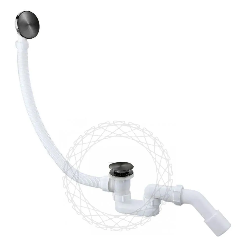 Слив-перелив (автомат, 90 см.) FILARETE FL90BG, графит