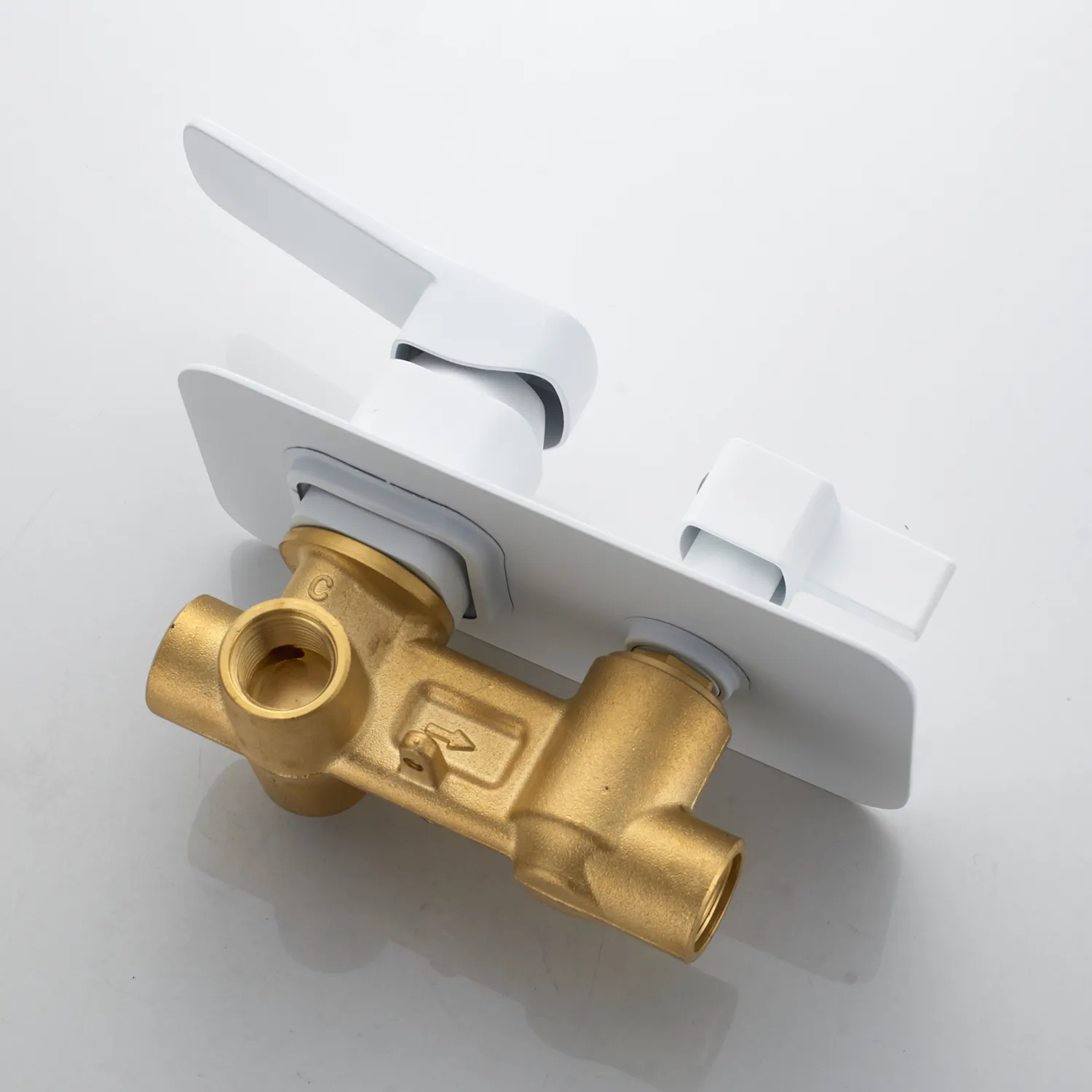 Душевая система встраиваемая Shevanik S9935C, белый