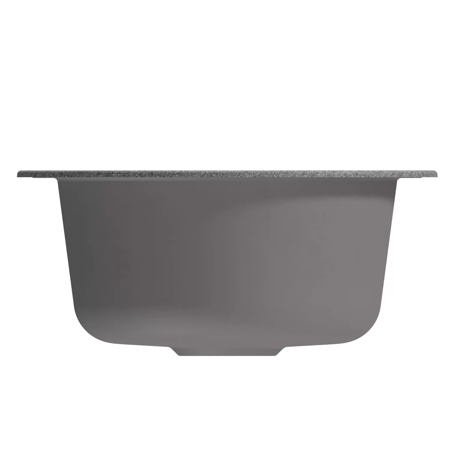 Мойкa MIXLINE ML-GM13 круглая  темно-серая (309) 495мм (глуб. чаши 200) NEW (551891)