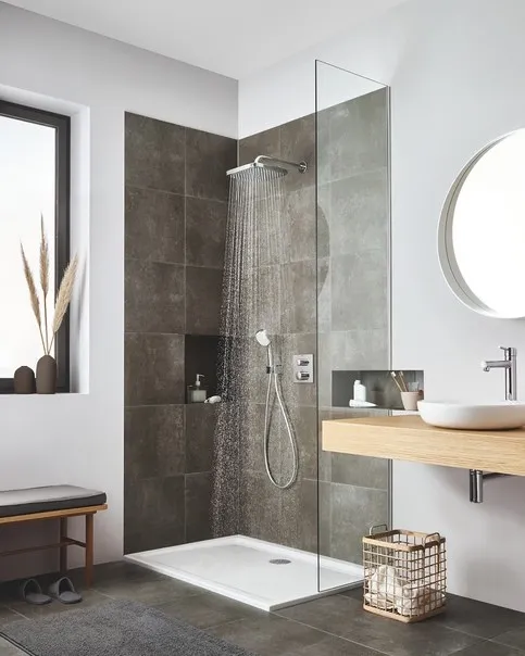 Термостат для душа Grohe Grohtherm встраиваемый без подключения шланга хром (24079000)