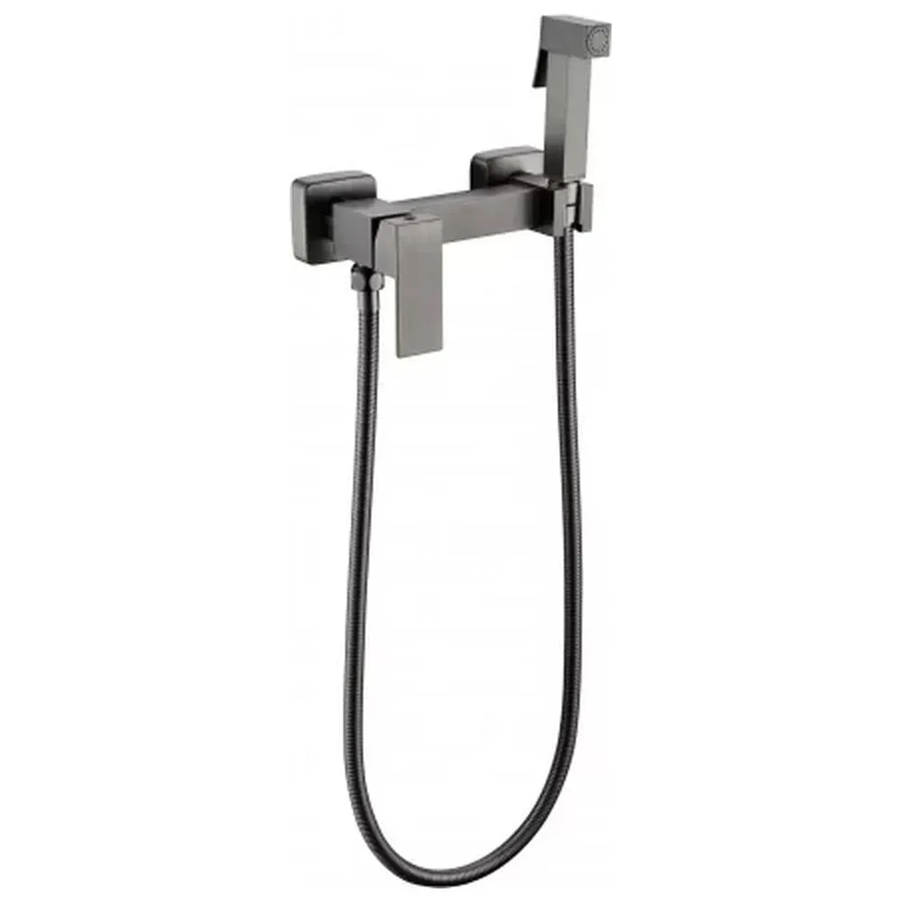Гигиенический душ со смесителем Grocenberg GB101N-BG, графит