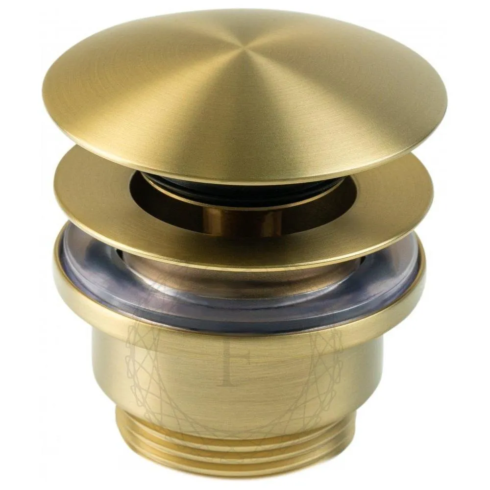 Донный клапан для раковины FILARETE FL75MG, матовое золото