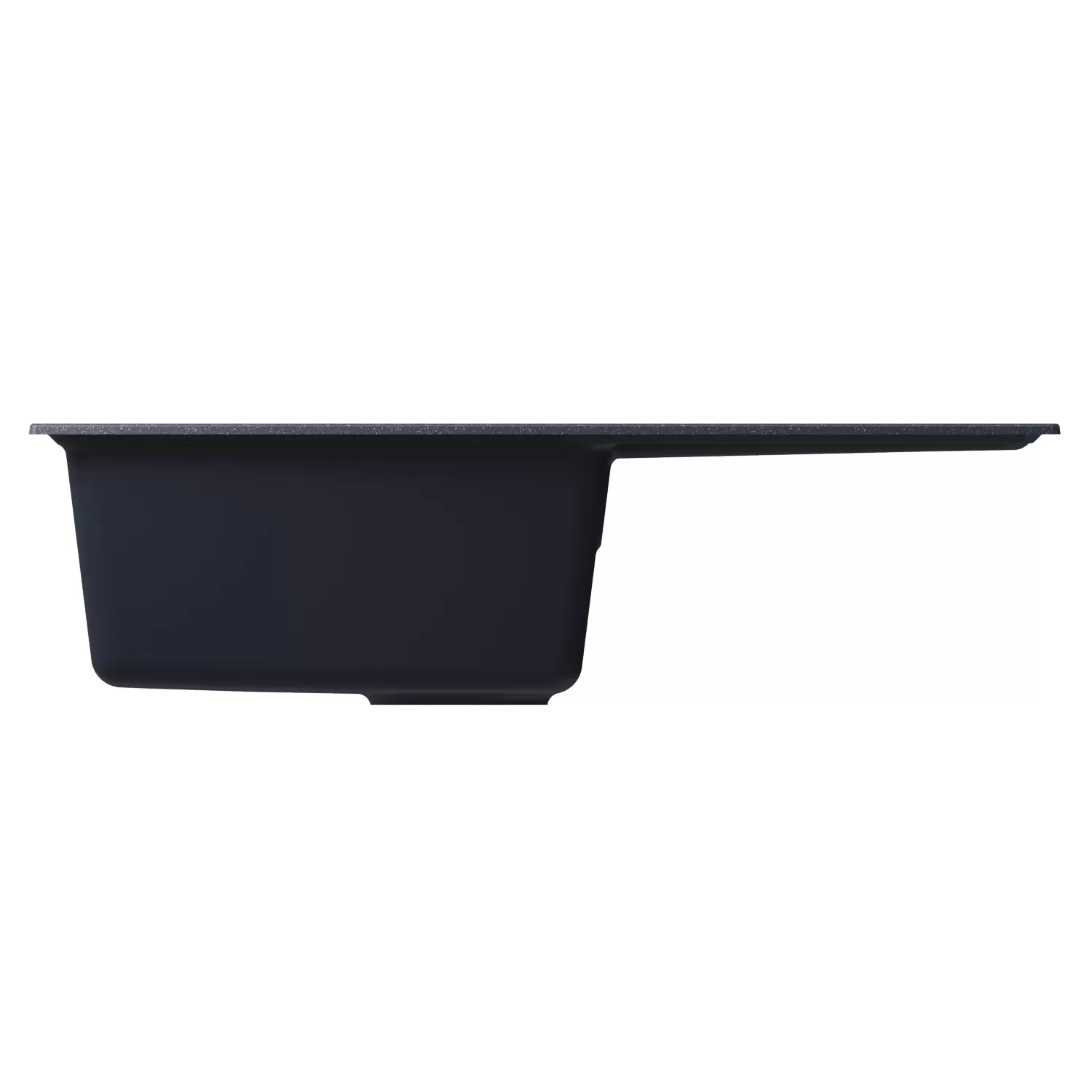 Мойка MIXLINE ML-GM31 с крылом  антрацит (343) 770*500*190мм NEW (552196)