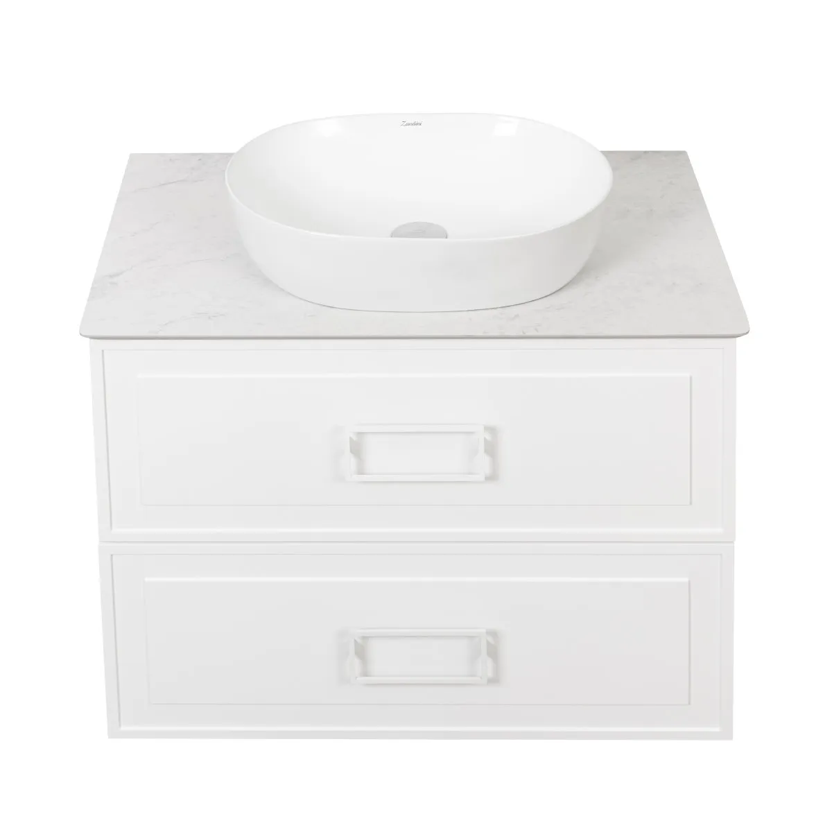 Тумба под раковину подвесная La Fenice Cubo TWIN FNC-01-CUB-B-100-2, белая