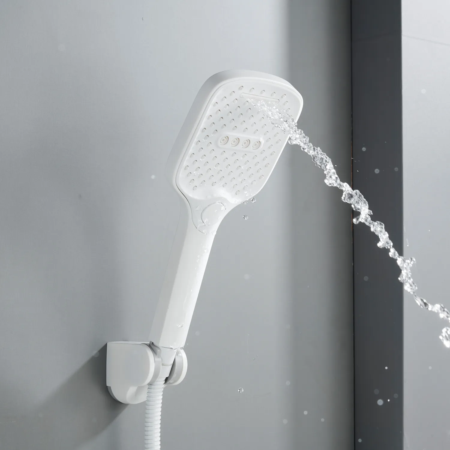 Смеситель для ванны Shevanik S4102C, белый