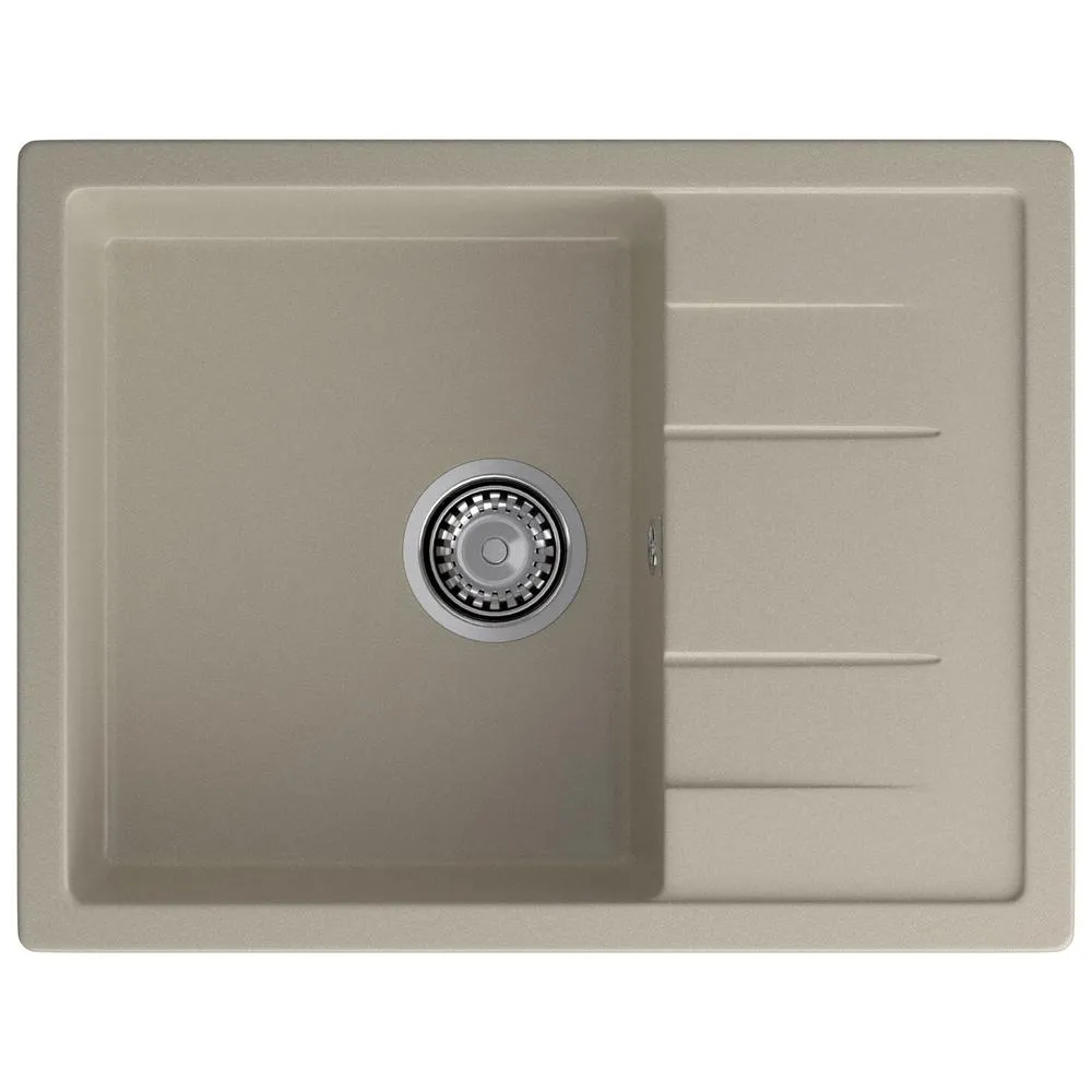 Кухонная мойка GranFest QUADRO 650L, топаз