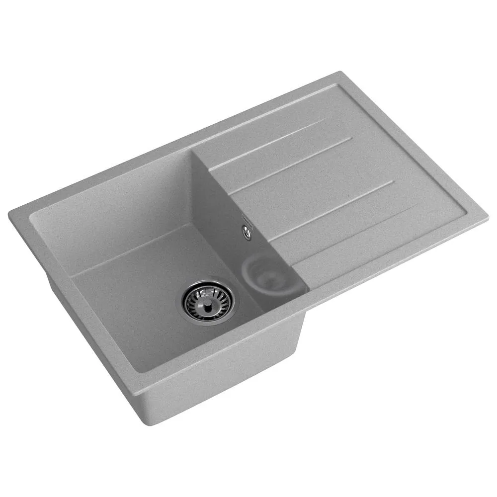 Кухонная мойка GranFest QUADRO 780L, серый