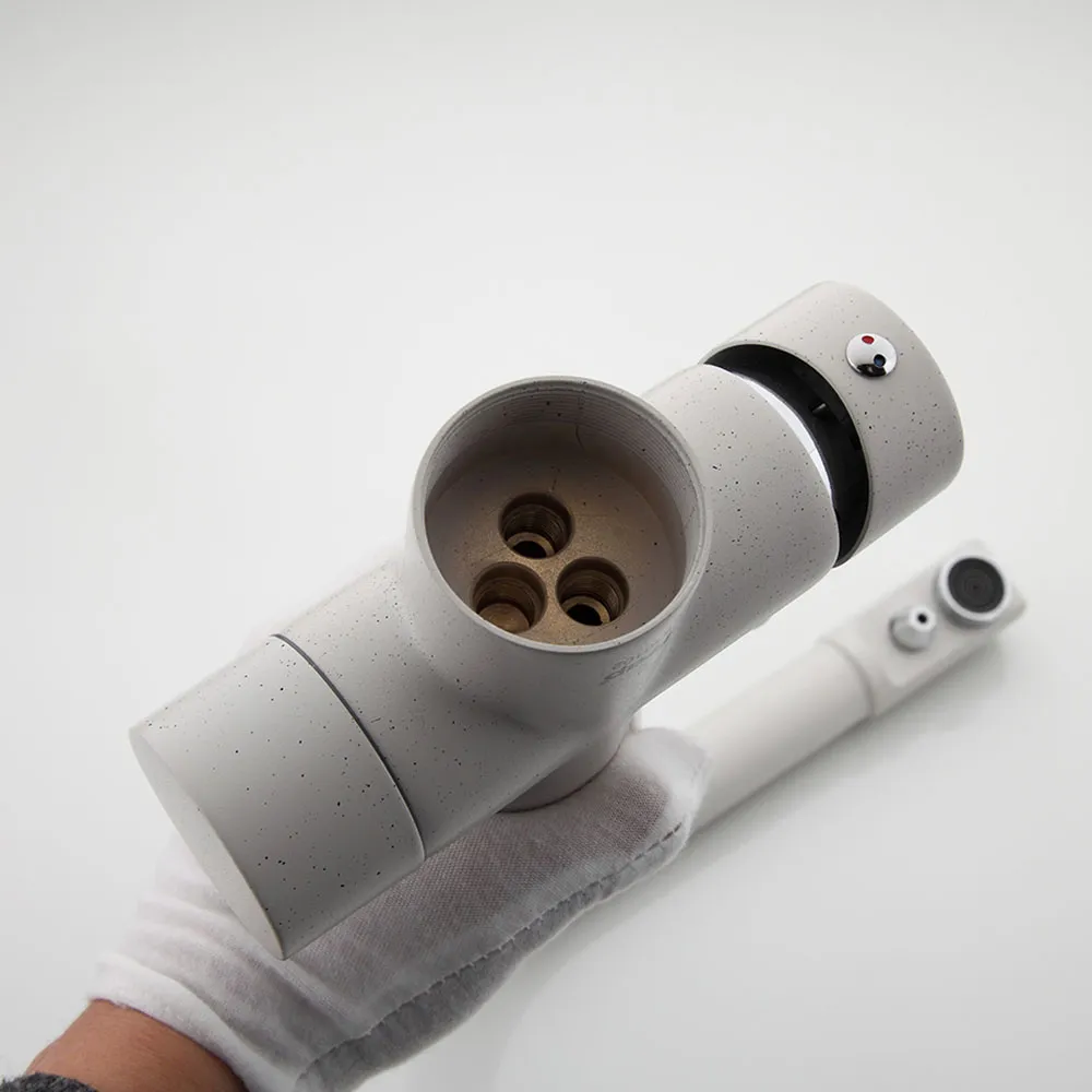 Смеситель для кухни с подключением фильтра FRAP F4352-8, белый