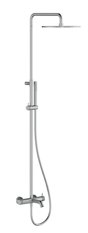 Душевая стойка Splendy Relax P смеситель с фиксированным изливом хром (RP208ZKR30C1CR)