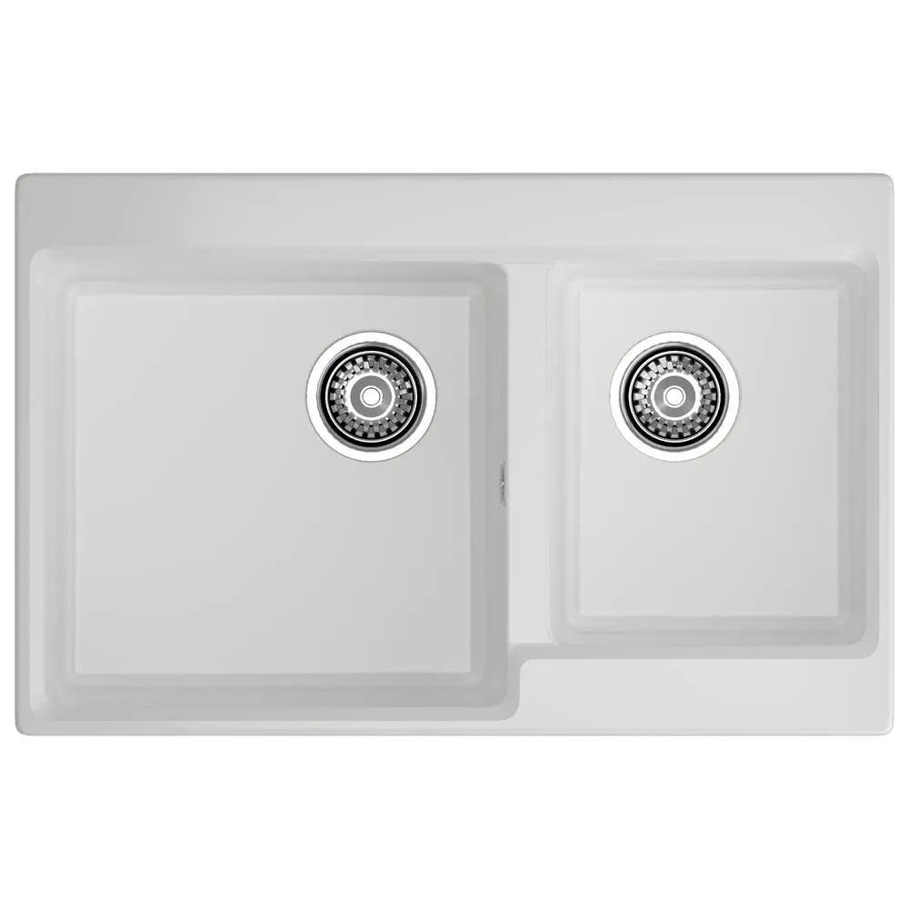 Кухонная мойка GranFest LEVEL 780K, иней