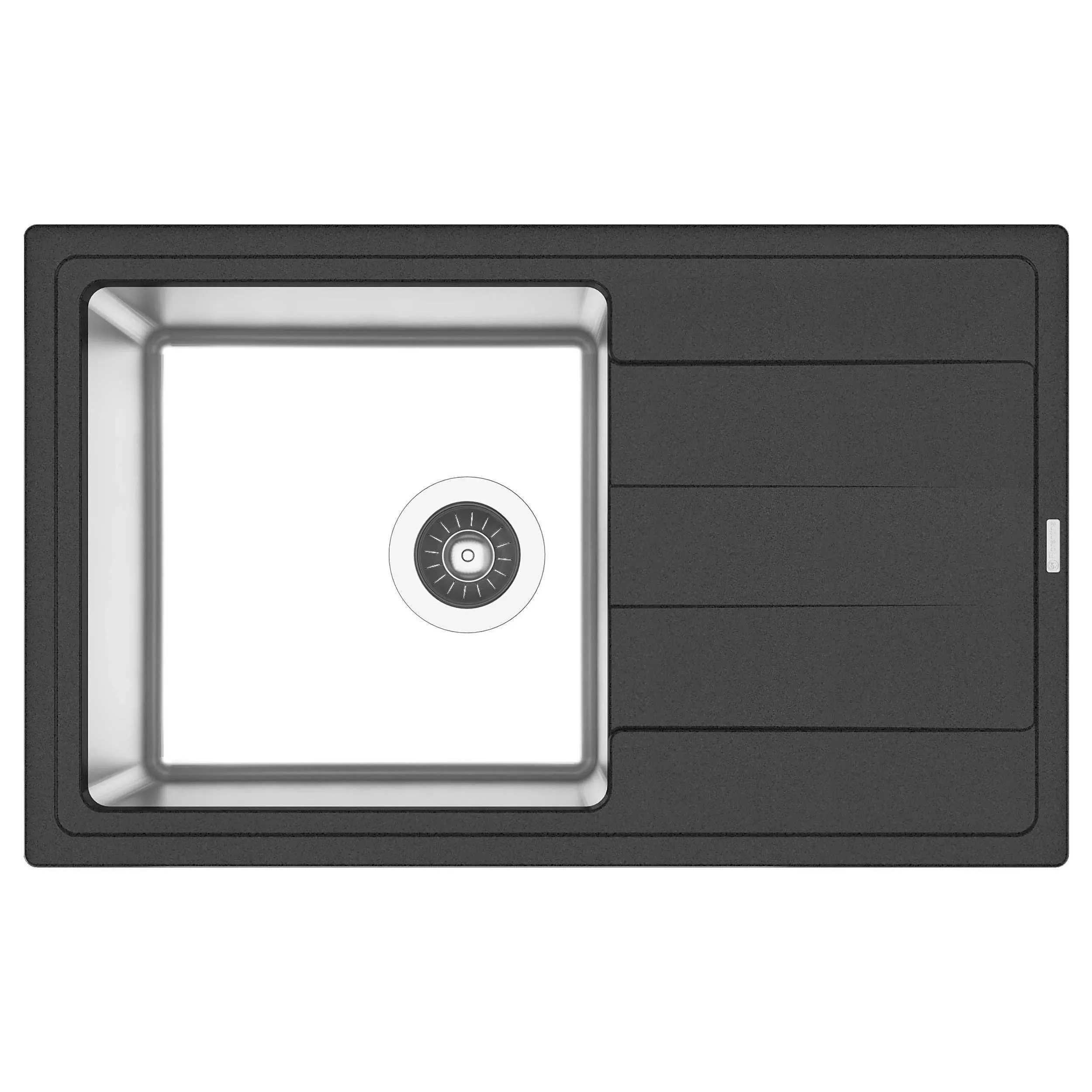 Кухонная мойка Florentina КОМБИ 21.395.D0780.302, антрацит