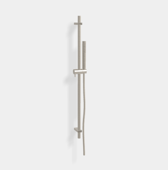 Душевой гарнитур Fima Carlo Frattini Sliding rail, 25х187, брашированный никель (F2150SN)