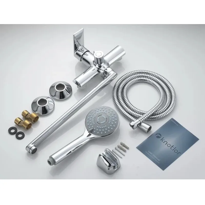 Смеситель для ванны Knotlor KN-33, хром