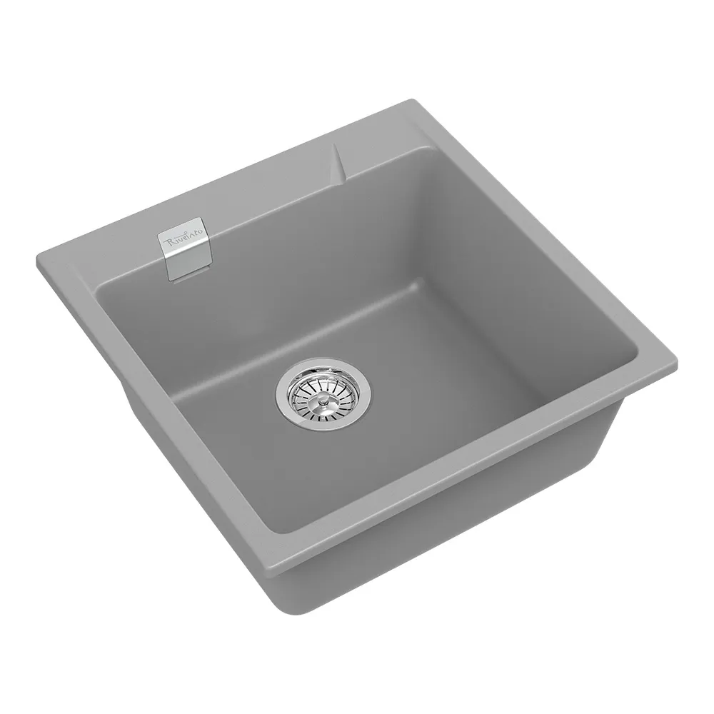 Кухонная мойка Rivelato RAUM RM-50, серый металлик