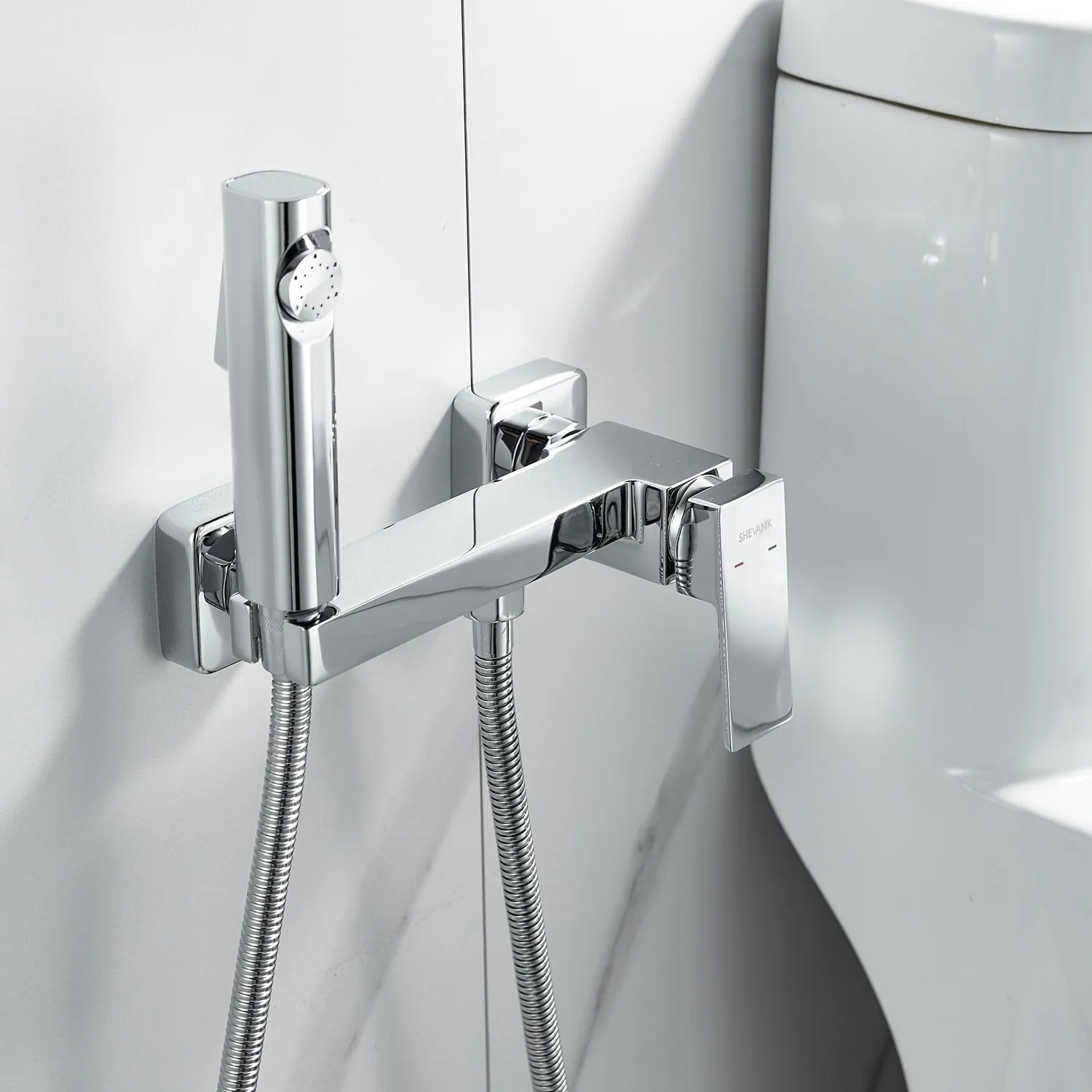 Гигиенический душ со смесителем Shevanik S9605-1, хром