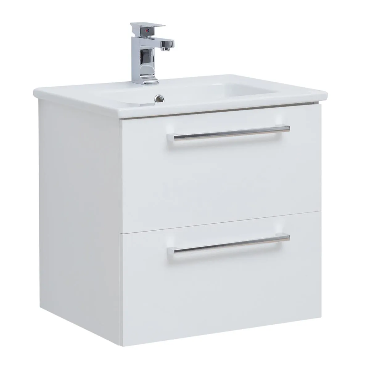 Тумба под раковину подвесная Dreja Gio 60 см, белый