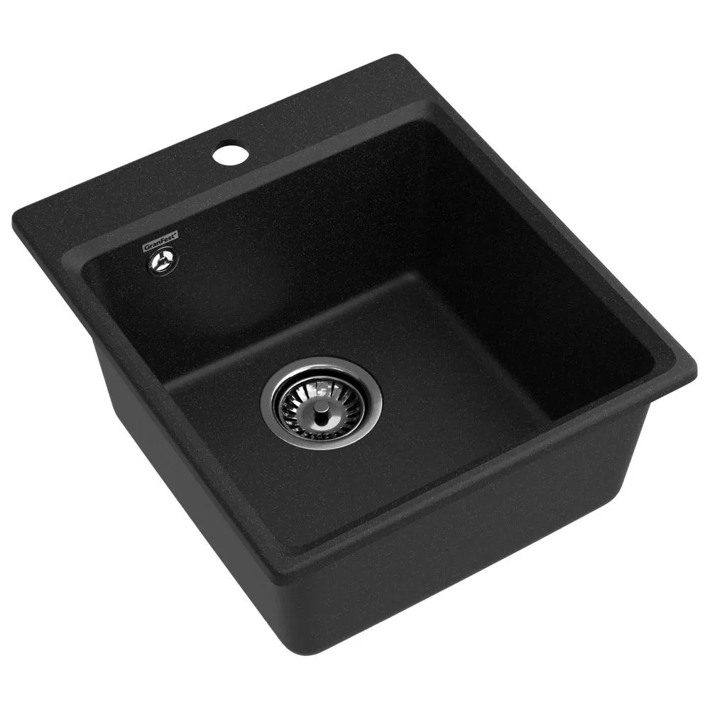Кухонная мойка GranFest GF-LV-420, черный