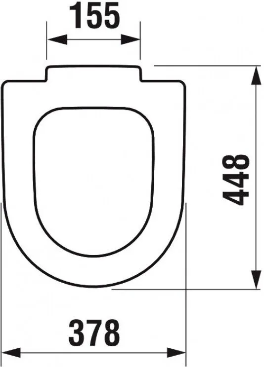 Сиденье без крышки Jika Olymp 9328.2.300.063.1