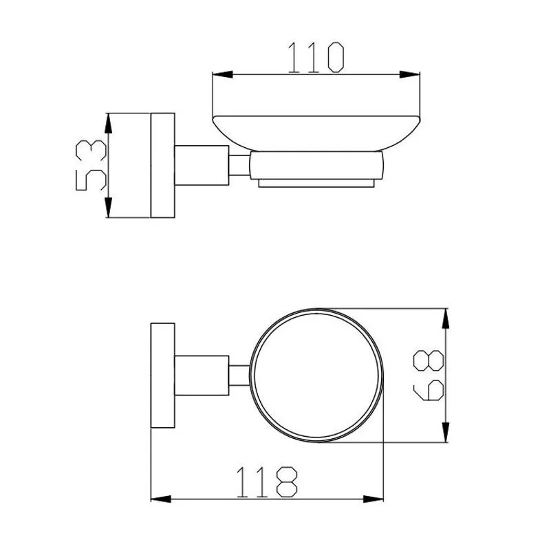 Мыльница Rav Slezak COLORADO COA0300Z, золото