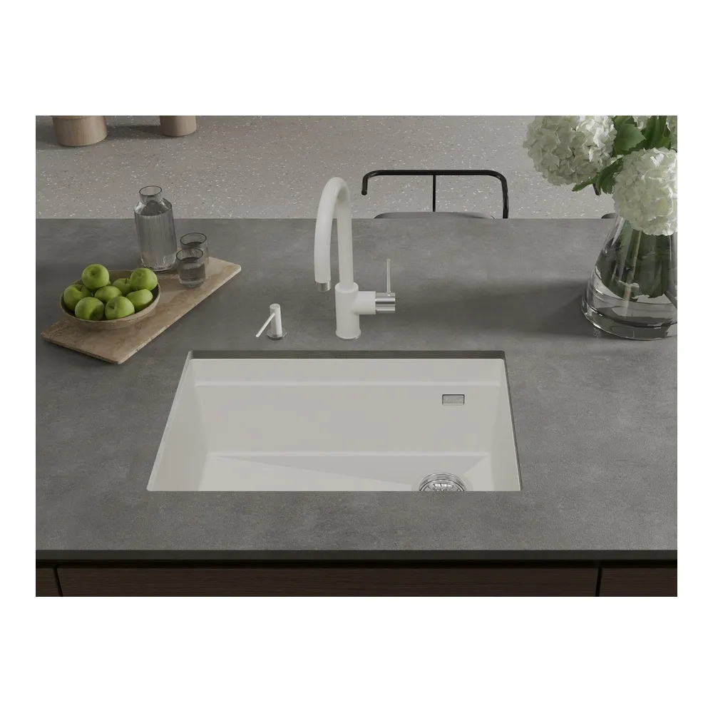 Кухонная мойка Rivelato LINO LN-654-R, иней