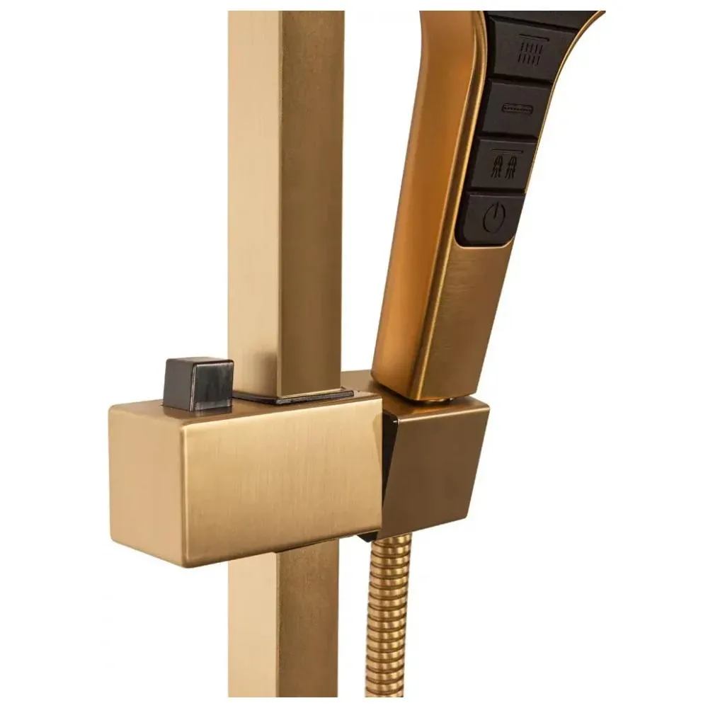 Душевая система Hansberge H5070MG, матовое золото