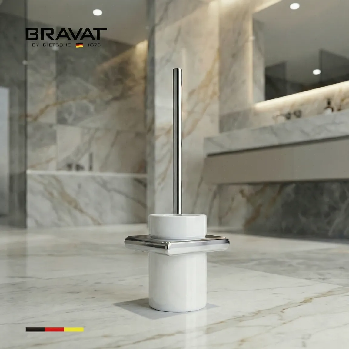 Держатель ершика для унитаза BRAVAT (D71132CP-SW)