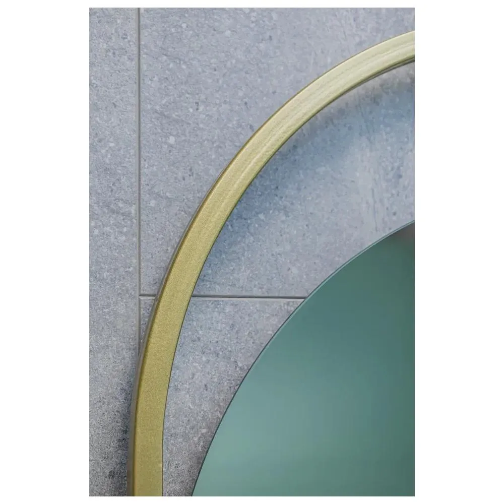 Зеркало Silver Mirrors Hanna 500х1000 (металлическая рама, цвет золото)