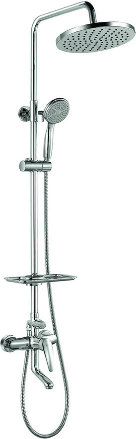 Душевая система Lemark Linara для ванны и душа с регулируемой высотой штанги (LM0462C)
