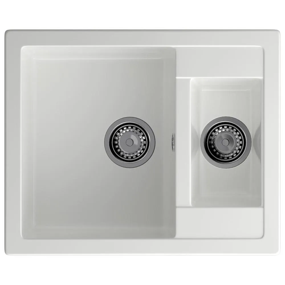 Кухонная мойка GranFest QUADRO 610K, иней