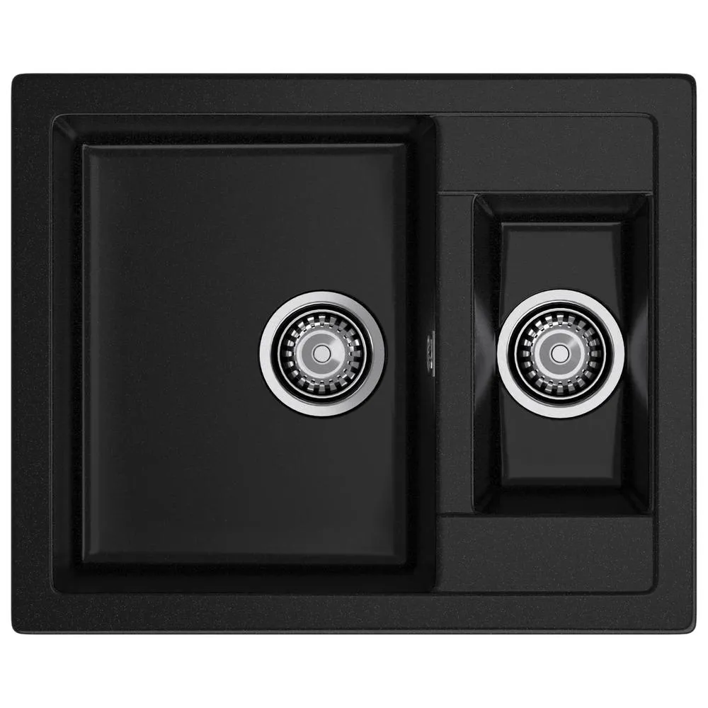 Кухонная мойка GranFest QUADRO 610K, черный