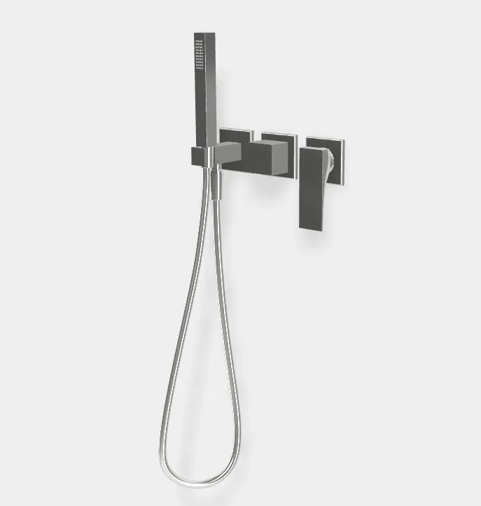 Смеситель для душа Fima Carlo Frattini Zeta, на 2 потребителя, хром (F3989WX8CR)